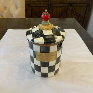 Mackenzie-Childs Courtly Checks Canister